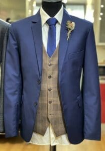 Bräutigam Anzug in Blau Mieten